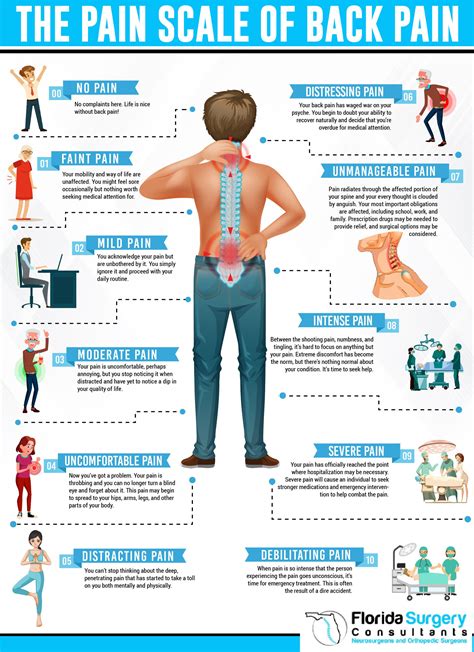 Back Pain Areas Chart