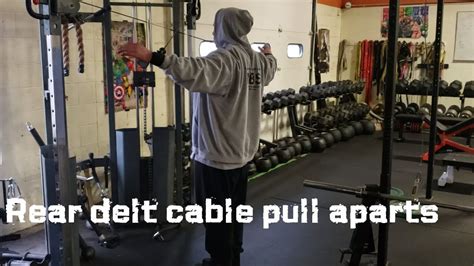 Rear Delt Cable Pull Aparts Youtube