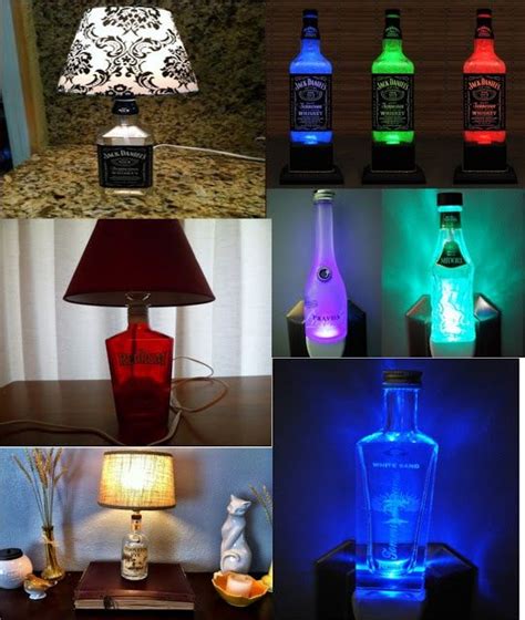 Diy Alcohol Bottles How To Make A Liquor Bottle Lamp