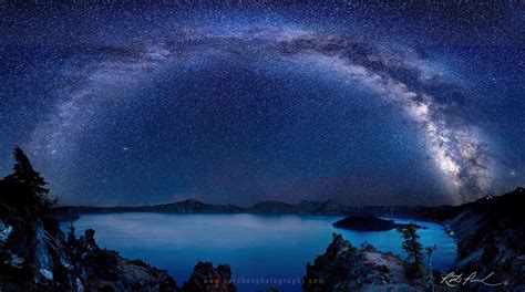 Milky Way Over Oregon 1532x856 Crater Lake National Park Night Sky