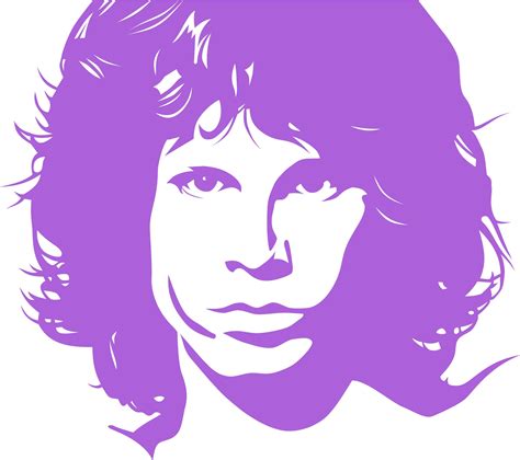 Jim Morrison Stencil Silhouette Silhouette Free Silhouette Jim Morrison