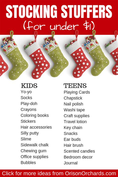 christmas stocking ideas