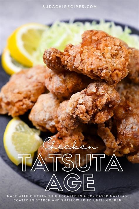 Chicken Tatsuta Age Shallow Fried Sudachi