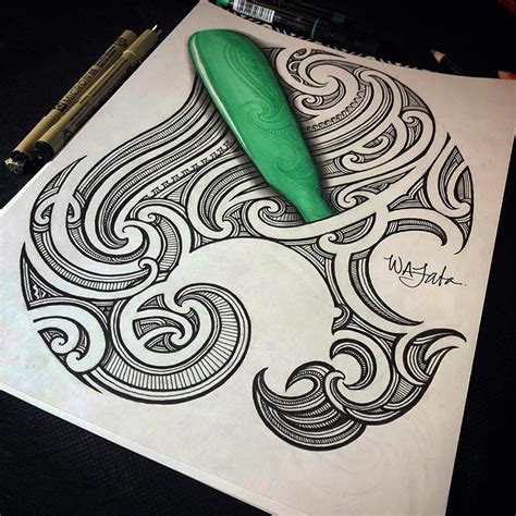 Pikorua Maori Design By Austin Fata Tattoo Tatau Polynesiantattoo