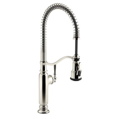 Kohler is an awesome company with products that get better every year. KOHLER Tournant Single-Handle Pull-Down Sprayer Kitchen ...