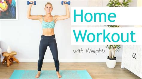 Full Body 15 Minute Workout With Weights Rebecca Louise Healthyeternal