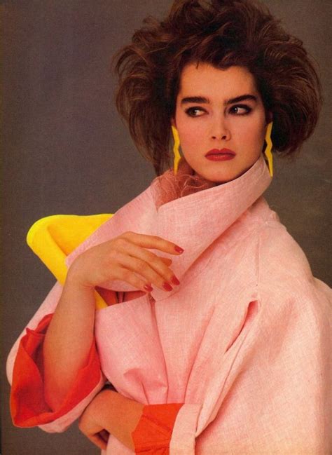 Brooke Shields Vogue Fashion Fashion Shoot 80s Fashion Fashion