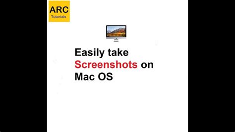 How To Take Screenshots On Mac Os Screen Capture Mac Tutorial Arc