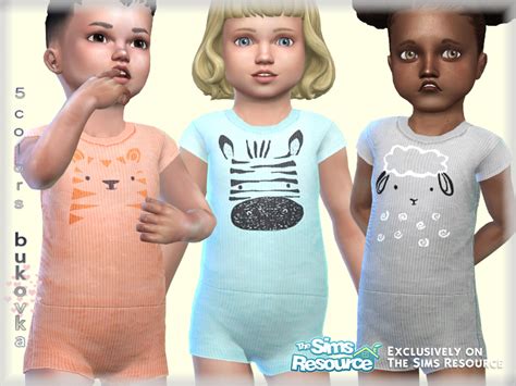 Kombidress Animals By Bukovka From Tsr • Sims 4 Downloads