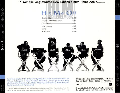 Highest Level Of Music New Edition Hit Me Off Promocds Flac 1996 Hlm