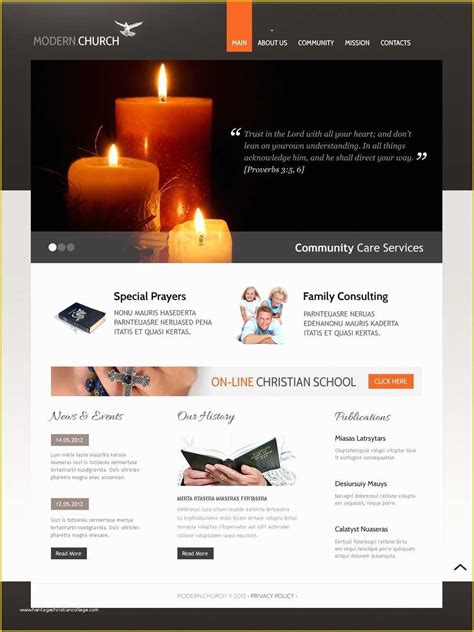 Free Church Website Templates Of Best Free Church Website Templates To Preach Gospel