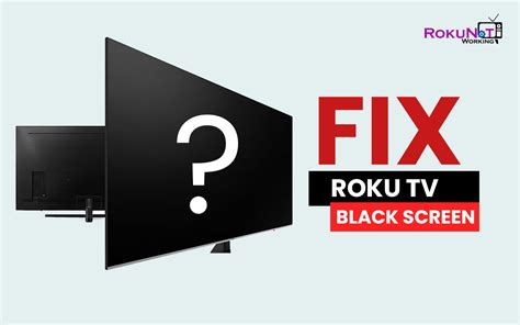 My Roku Tv Screen Is Black But Has Sound - Roku TV Black Screen - RokuNotWorking