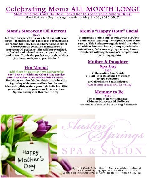 25 Spa Specials Ideas Spa Specials Spa Spa Marketing