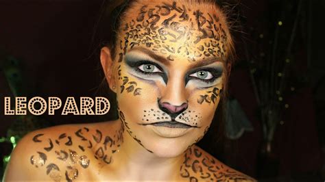 Halloween Makeup Tutorial Leopard Youtube