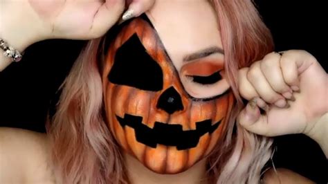 Pumpkin Head Easy Makeup Tutorial Maryandpalettes Makeup For