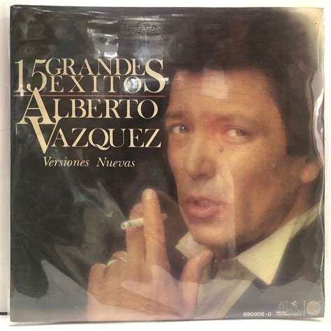 Alberto Vazquez 15 Grandes Exitos Lp Circulo Musical