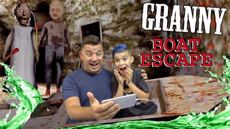 we escaped in granny s boat granny chapter 2 boat ending youtube