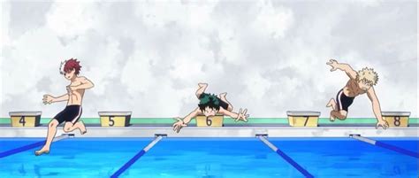 Bnha Screenshot Pool Scene Boku No Hero Academia Scene Hero