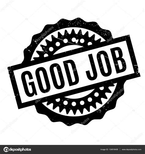 Good Job Rubber Stamp — Stock Vector © Lkeskinen0 134918406