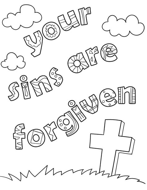 Forgive Others Coloring Page Free Printable Coloring Pages For Kids