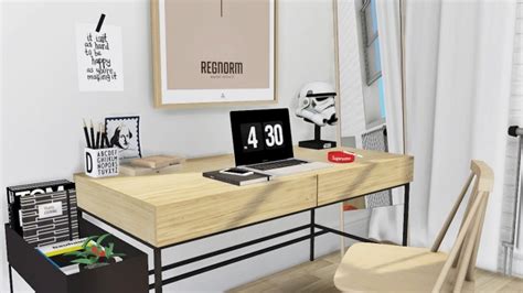 Office Set At Mxims Sims 4 Updates