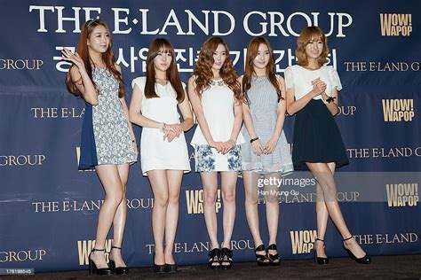 Members Of South Korean Girl Group Dal Shabet Attend During The