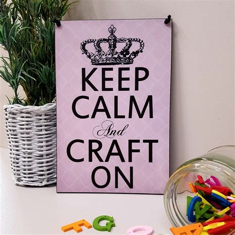 Craft Room Sign Craft Room Plaque Craft Room T T For Etsy