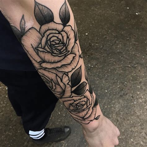 Arm Rose Tattoos For Men Forearm Best Tattoo Ideas