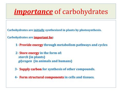 Ppt Introduction To Carbohydrates Powerpoint Presentation Free