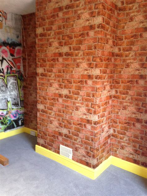 Free delivery and returns on ebay plus items for plus members. Boys bedroom brick wallpaper | Brick effect wallpaper ...