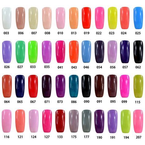 Dnd Nail Polish Color Chart