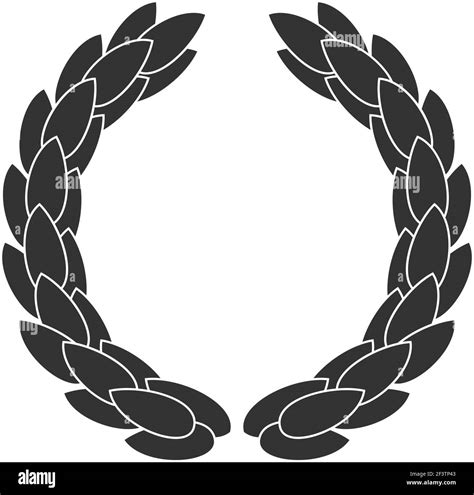 A Laurel Wreath Stock Vector Image And Art Alamy