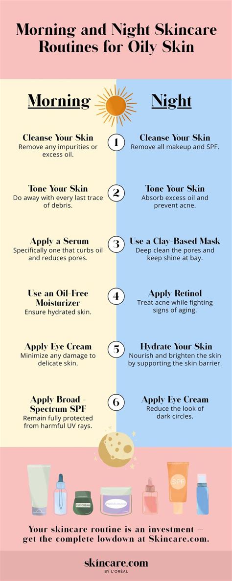 Morning And Night Skincare Routines For Oily Skin