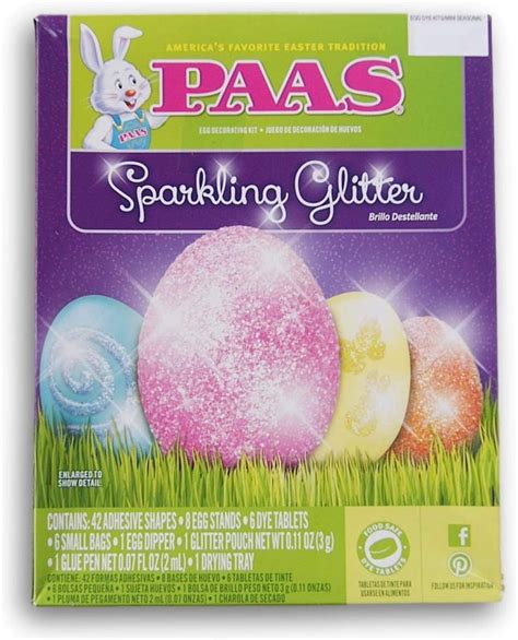 Paas Sparkling Glitter Easter Egg Kit Under 8