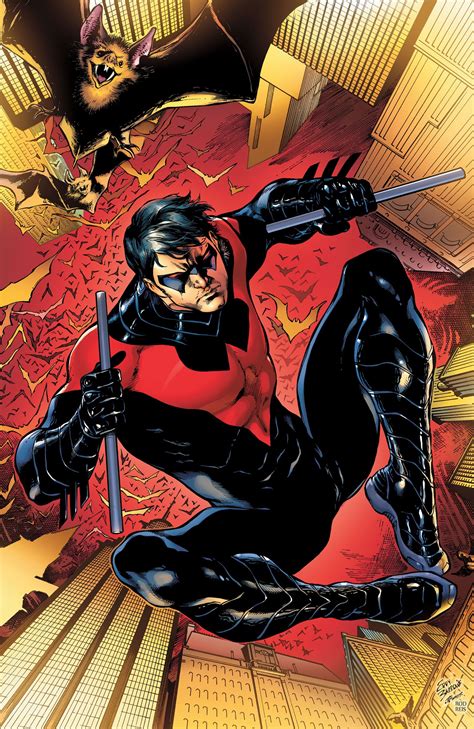 Nightwing Vol 1 Traps And Trapezes Nightwing Dc Comics Poster