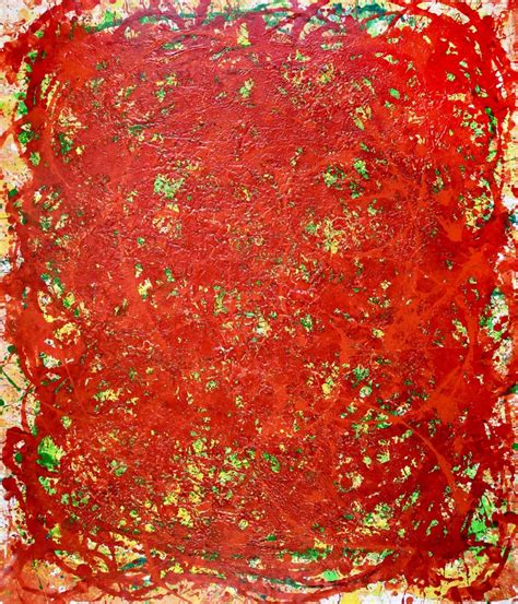 Nestor Toro Coming From The Red Painting Acrylic On Canvas For Sale