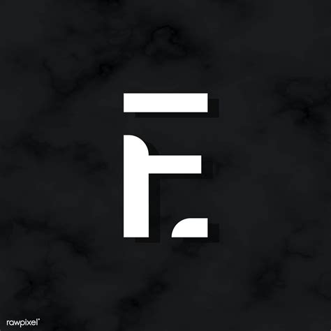 Capital Letter E Modern Typography Vector Premium Image By Rawpixel