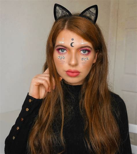 Cosmic Cat Halloween Makeup Tutorial Coconut Couture