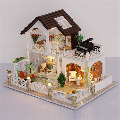 Diy Miniature Dollhouse Kit Creative Building Puzzle Kit Handmade Craft