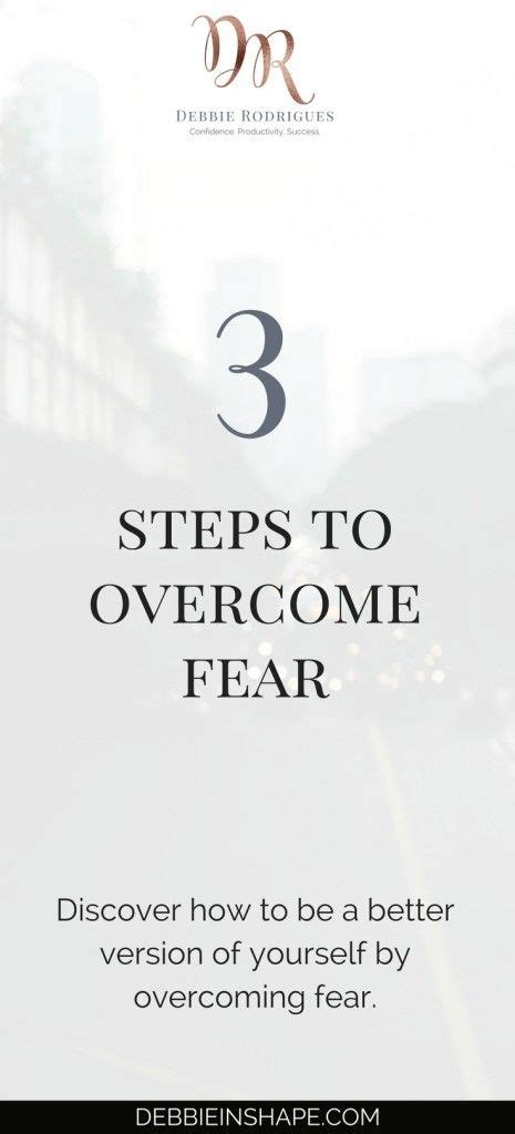 Why Is It Important To Overcome Fear Overcoming Fear Overcoming