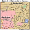 Cambridge Massachusetts Street Map 2511000 | Street map, Cambridge ...