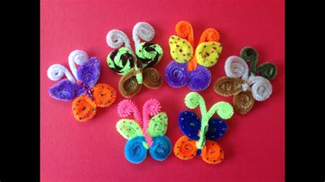 Mariposas Hechas Con Limpia Pipas Butterflies Made With Pipe