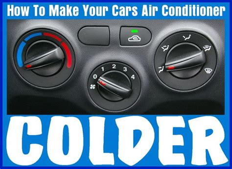Installations of batteries can increase the speed it is the easiest way to make your car faster than before. How Can I Make My Cars Air Conditioner Colder ...
