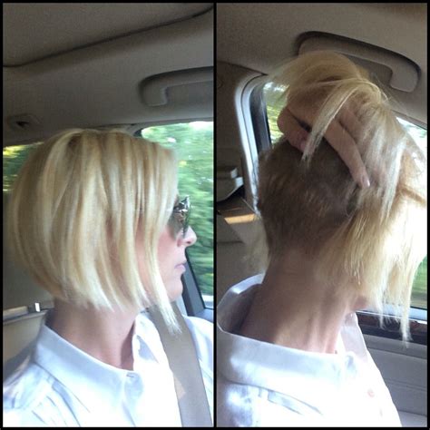 Bob Haircut Shaved Underneath Lovely Messy Blonde Bob Shaved Underneath
