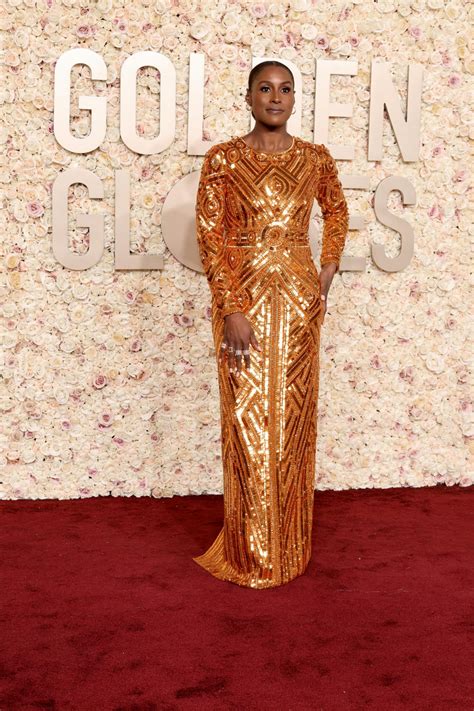 Issa Raes Gown Fully Embodied The 2024 Golden Globes