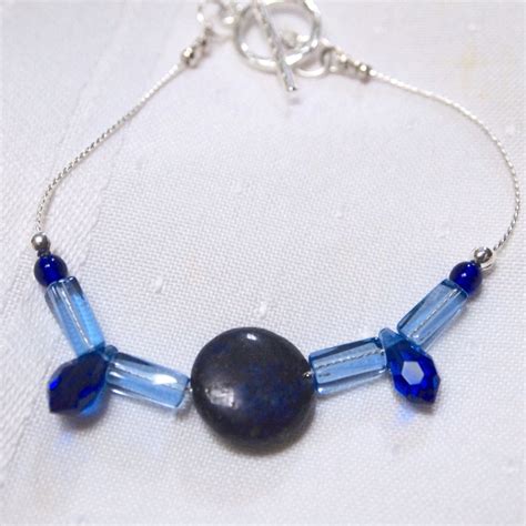 Crystal Cobalt Teardrops Crystals Unique Jewelry Etsy
