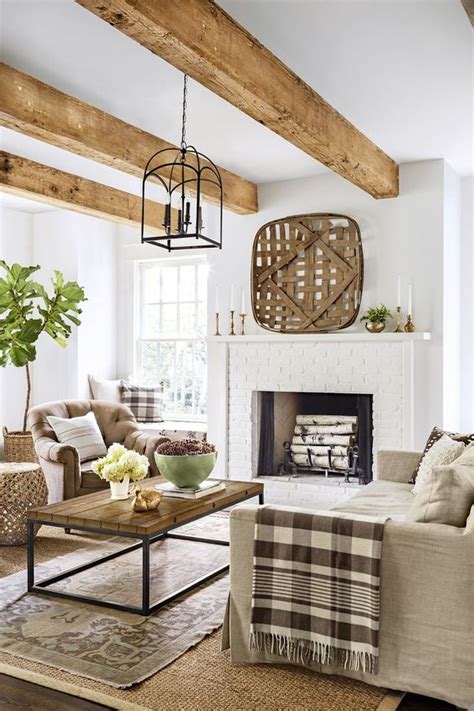 33 Cozy Living Rooms With Wooden Beams Shelterness