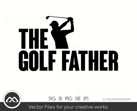 Golfer Svg The Golf Father Golf Svg Golfing Svg Golfer Etsy