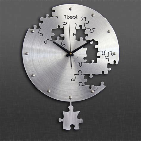 16 Inch Circilar Creative Puzzles Wall Clock Art Wall Clock Modern