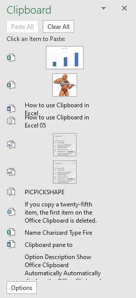 How To Use Clipboard In Excel